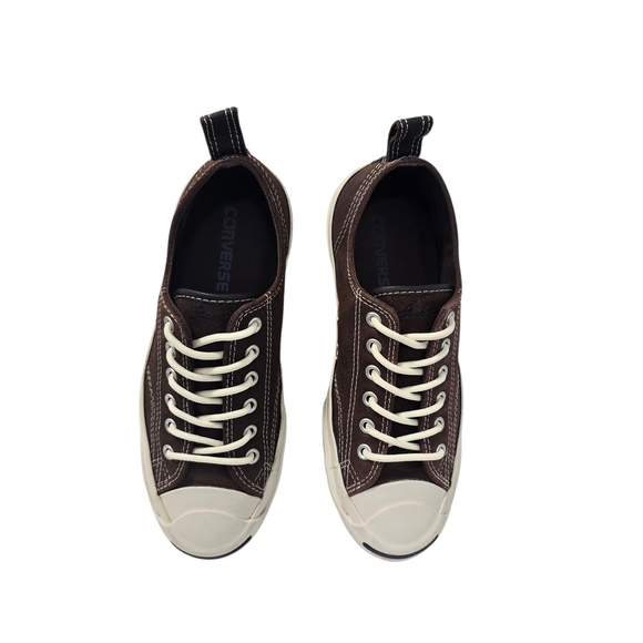 Vintage Converse Jack Purcell Brown Men\'s 5.5 Women\'s Size 7 - Picture 6 of 11